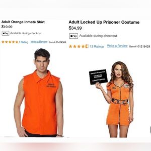 Couples inmate costumes! Comes together